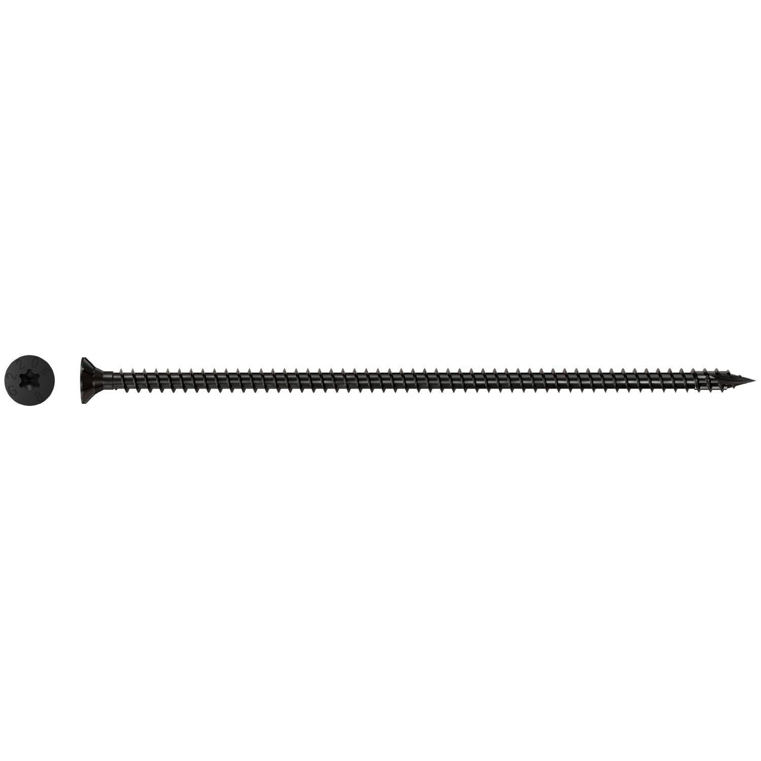 Simpson Strong-Tie SDCF8X220 Strong-Drive SDCF TIMBER-CF Screw, 0.315-in. x 8-5/8-in. T40, E-Coat, 250-Pack