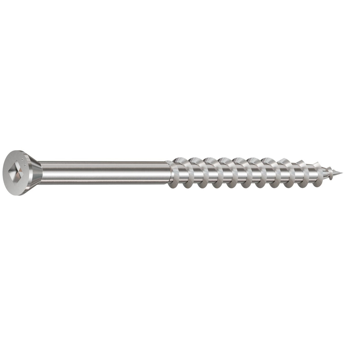 Simpson Strong-Tie S07C225PAK Trim-Head Screw, Square Drive, #7 x 2-1/4-in. #1 SQ, Type 305, 350-Pack