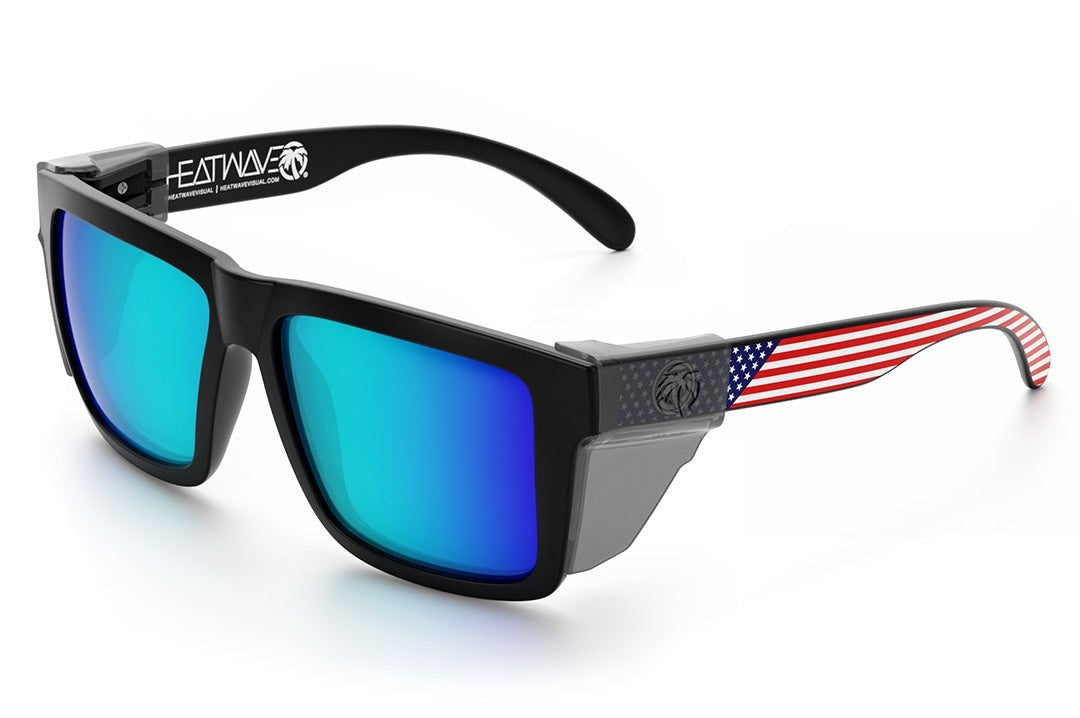 Heat Wave XL VISE Z87 Stars and Stripes USA Sunglasses