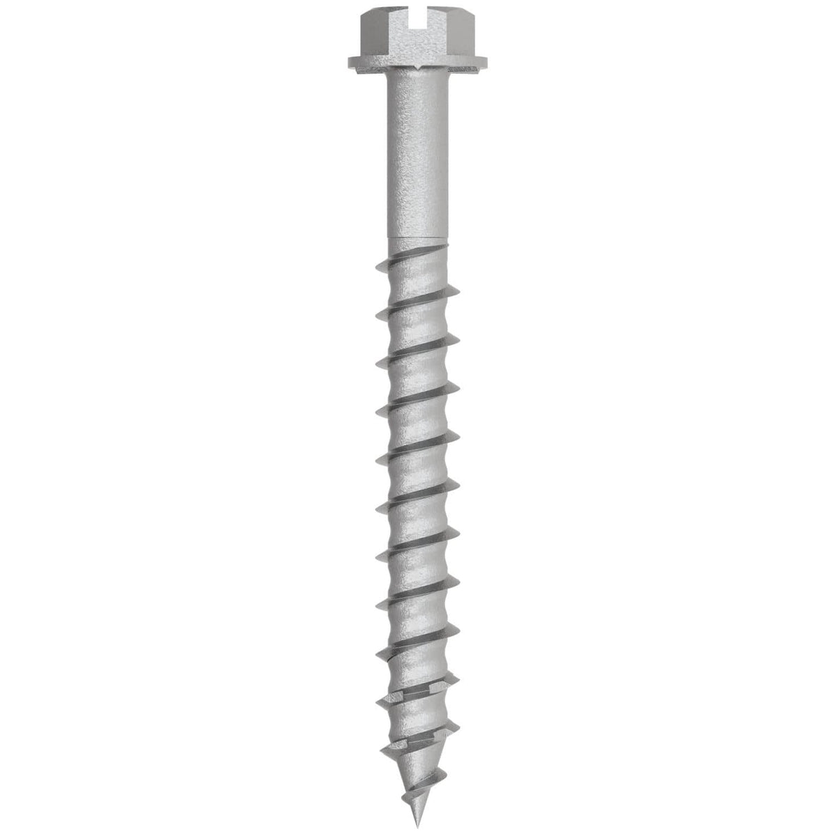 Simpson Strong-Tie TNTSS625214H Titen Turbo, 1/4-in. x 2-1/4-in. Type 316 Stainless-Steel Hex-Head Concrete and Masonry Screw, 50-Pack