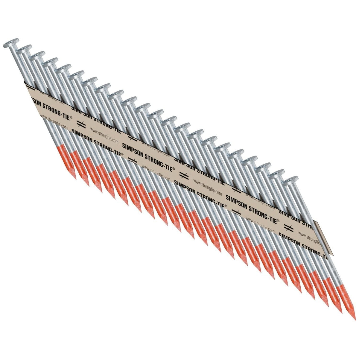 Simpson Strong-Tie 8DBRPT2500 Strong-Drive 33° SCN SMOOTH-SHANK CONNECTOR Nail, 2-1/2-in. x .131-in. Bright, 2500-Pack