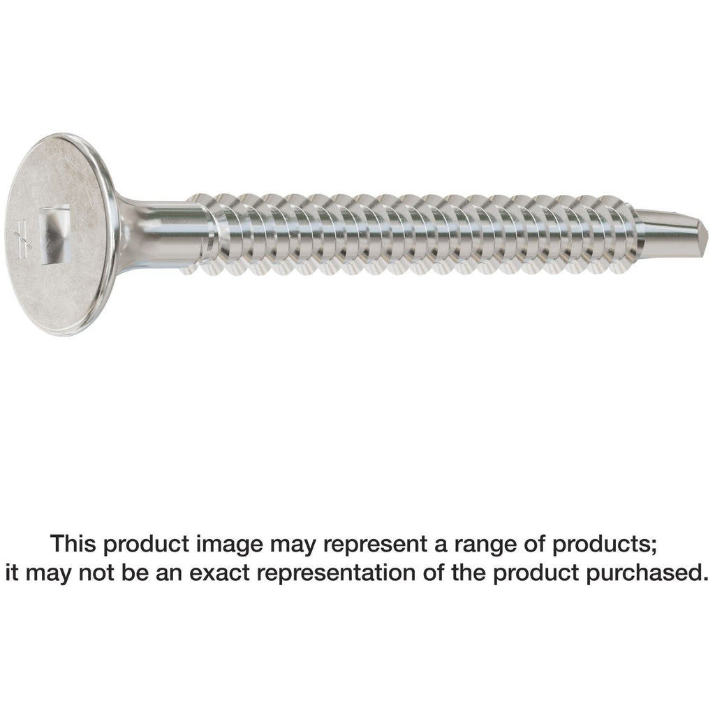 Simpson Strong-Tie F08T162WDB Self-Drilling Fiber-Cement Screw, #8 x 1-5/8-in. #2 Square Drive, Type 410, 3000-Pack