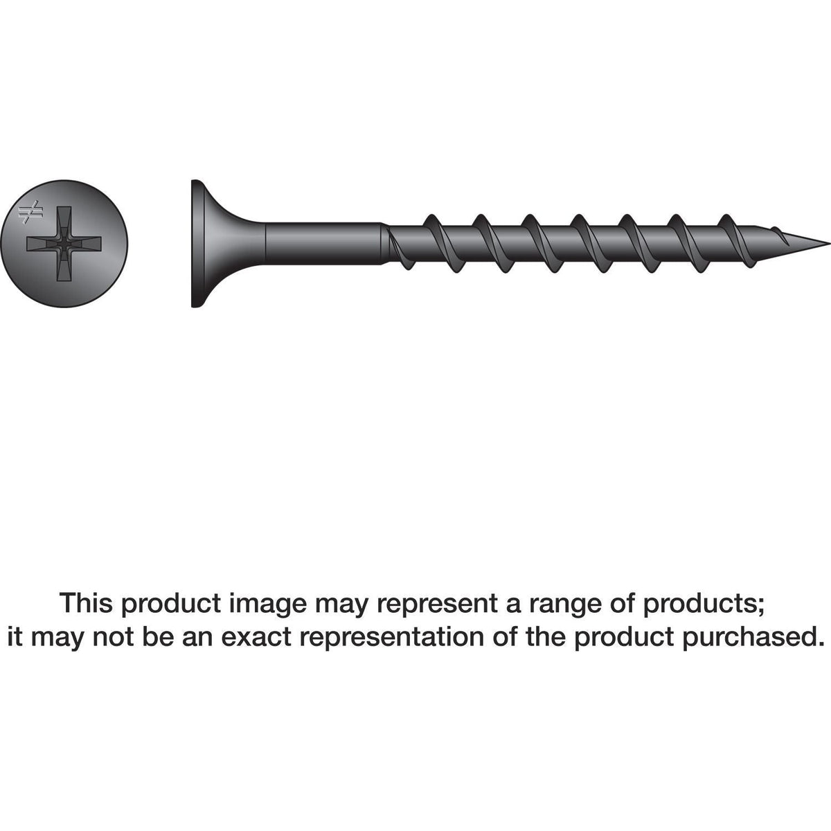 Simpson Strong-Tie DWC158PS DWC Drywall Screw (Collated), #6 x 1-5/8-in. #2 Phillips Bugle-Head, 2500-Pack