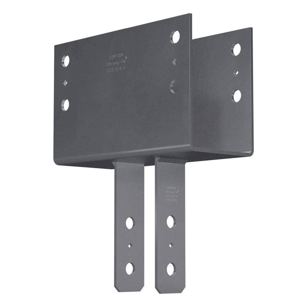 Simpson Strong-Tie CC5 1/4-4 CC Column Cap for 5-1/8-in. Beam, 4x Post