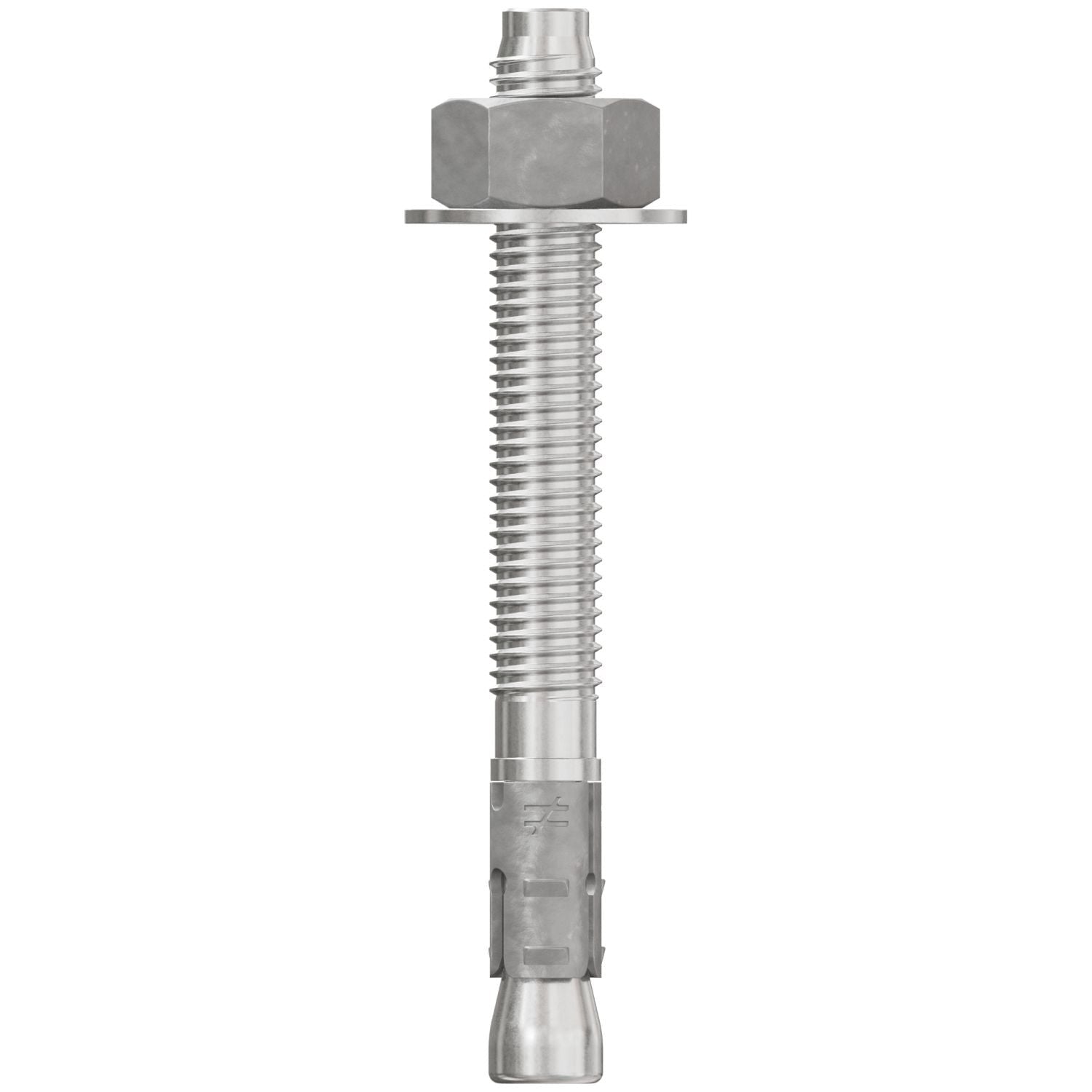 Simpson Strong-Tie STB2-50434S6F25 Strong-Bolt 2, 1/2-in. x 4-3/4-in. Type 316 Stainless-Steel Wedge Anchor, Fully Assembled, 25-Pack