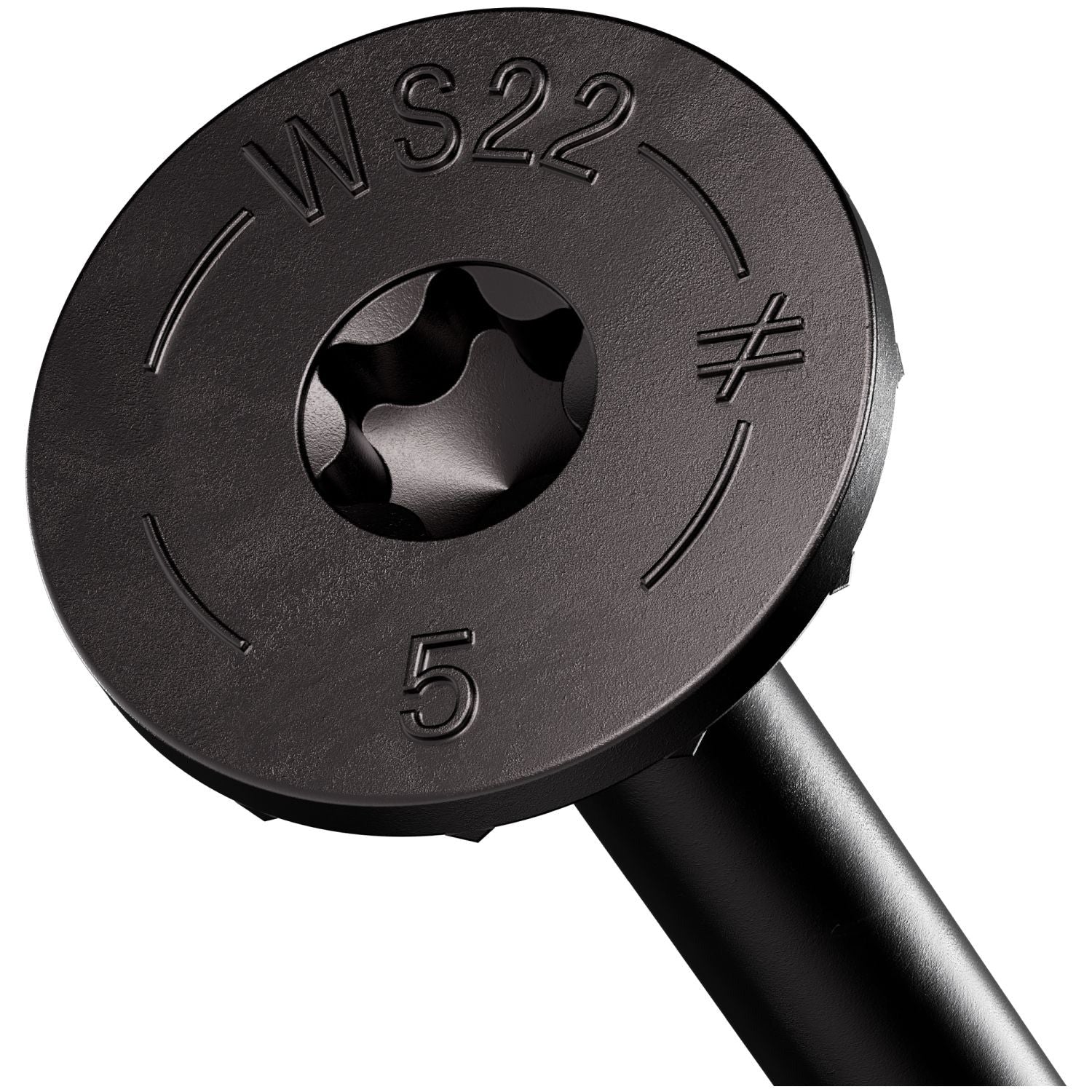 Simpson Strong-Tie SDWS22500DBB-R50 Strong-Drive SDWS TIMBER Screw (Exterior Grade), 0.220-in. x 5-in. T40, Black, 50-Pack