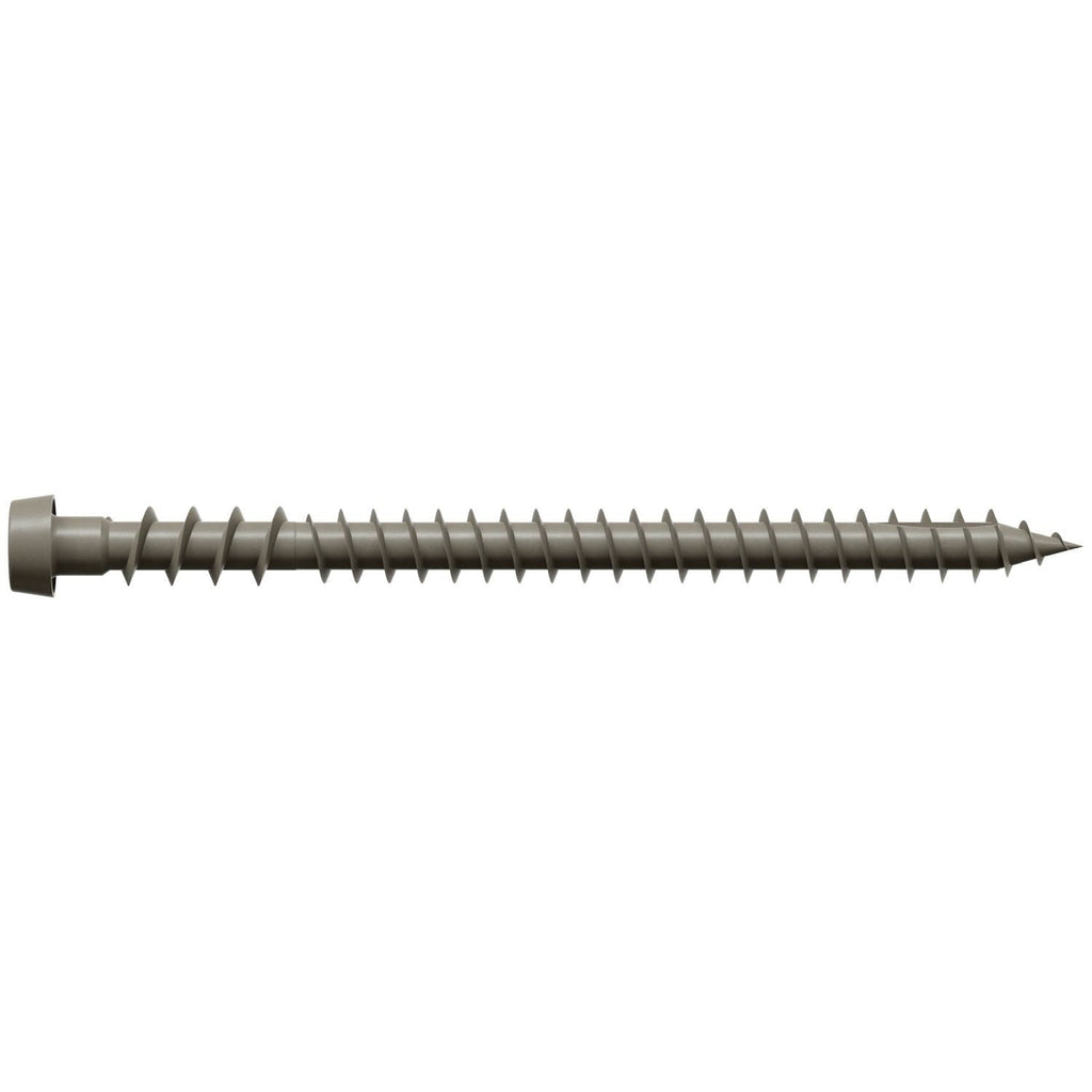 Simpson Strong-Tie DCU234GRMB Deck-Drive DCU COMPOSITE Screw, #10 x 2-3/4-in. T20, Quik Guard, Gray, 1750-Pack