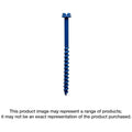 Simpson Strong-Tie TNT18314H Titen Turbo, 3/16-in. x 3-1/4-in. Hex-Head Concrete and Masonry Screw, Blue, 100-Pack