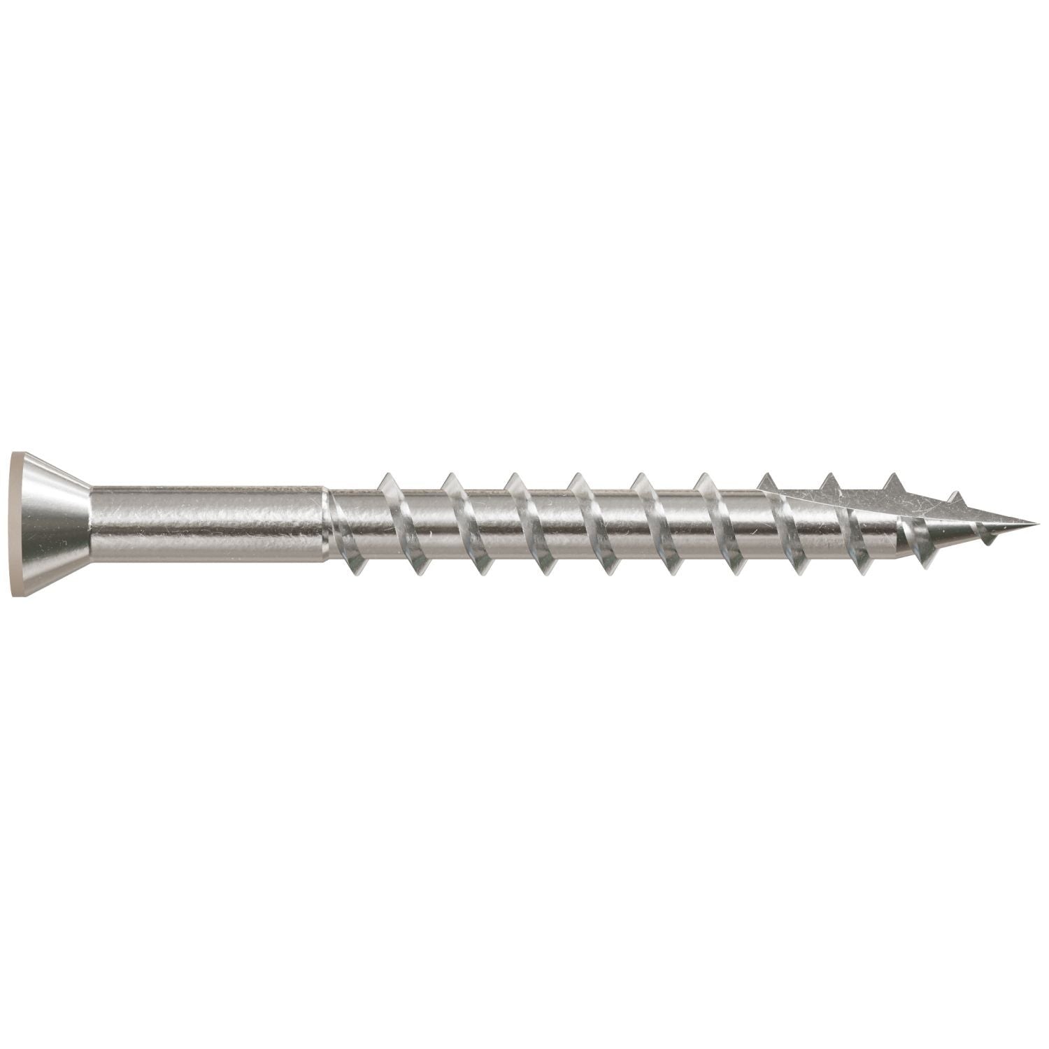 Simpson Strong-Tie T07162FT70GR01 Trim-Head Screw, 6-Lobe Drive, #7 x 1-5/8-in. T-15 Type 316, Gray 01, 70-Pack