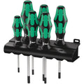 Wera 367/6 Torx Screwdriver Set Kraftform Plus And Rack, 6-Pieces