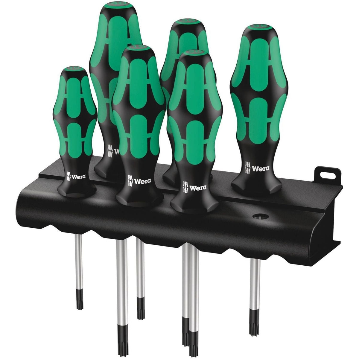 Wera 367/6 Torx Screwdriver Set Kraftform Plus And Rack, 6-Pieces