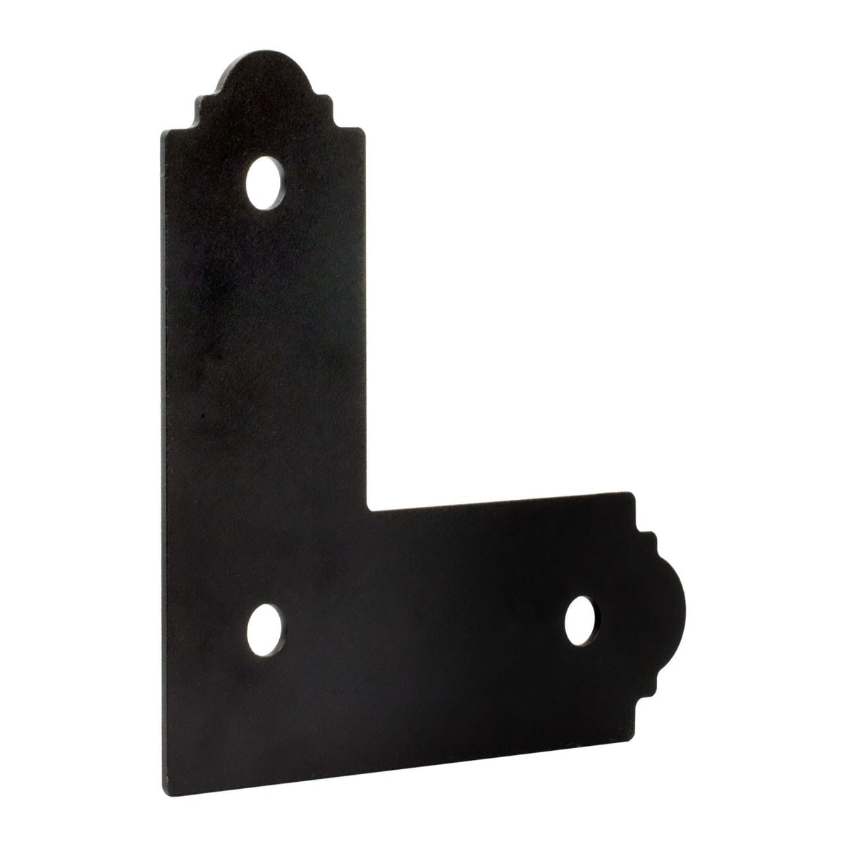 Simpson Strong-Tie APL4 Outdoor Accents Mission Collection ZMAX, Black Powder-Coated L Strap for 4x4