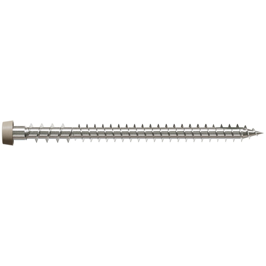 Simpson Strong-Tie DCU234P305GR05 Deck-Drive DCU COMPOSITE Screw, #10 x 2-3/4-in. T20, Type 305, Gray 05, 350-Pack