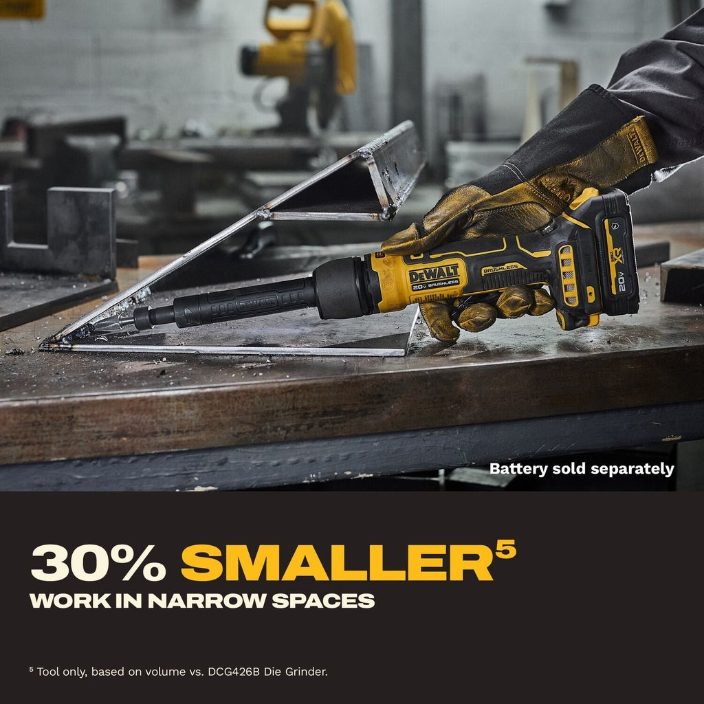 DeWALT DCG420XB ATOMIC 20V MAX Extended Die Grinder, Tool Only