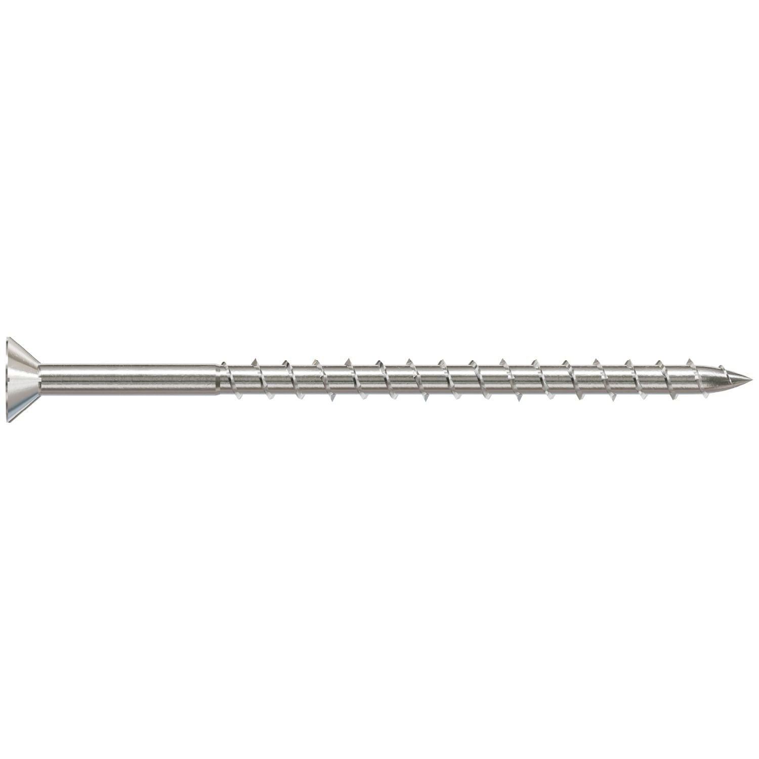 Simpson Strong-Tie T08300WPF1 Deck-Drive DWP WOOD SS Screw, #8 x 3-in. T-20, Flat Head, Type 316, 1-lb.