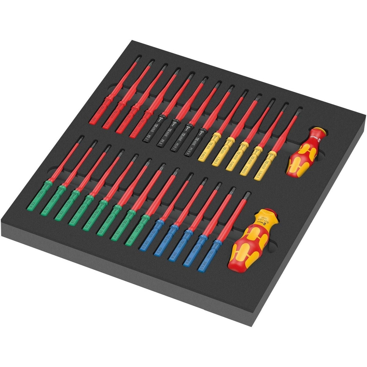 Wera 9751 Foam Insert Kraftform Kompakt VDE Set 1, 28-Pieces