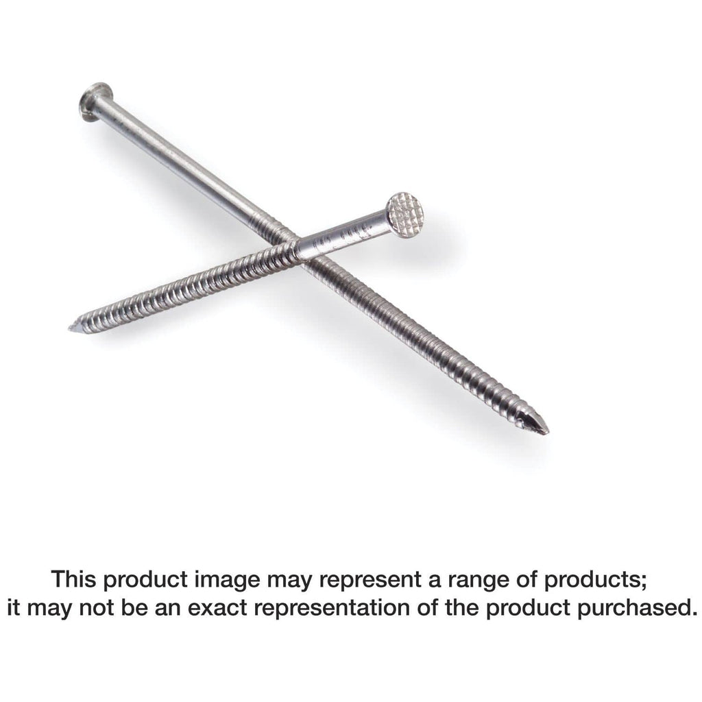 Simpson Strong-Tie T8CRDB Cedar and Redwood Decking Nail, 2-1/2-in. x .113-in. Type 316 Stainless Steel, 25-lb.