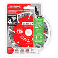 Diablo DMADST0450 4-1/2 Inch Diamond Segmented Turbo Cut-Off Discs for Masonry