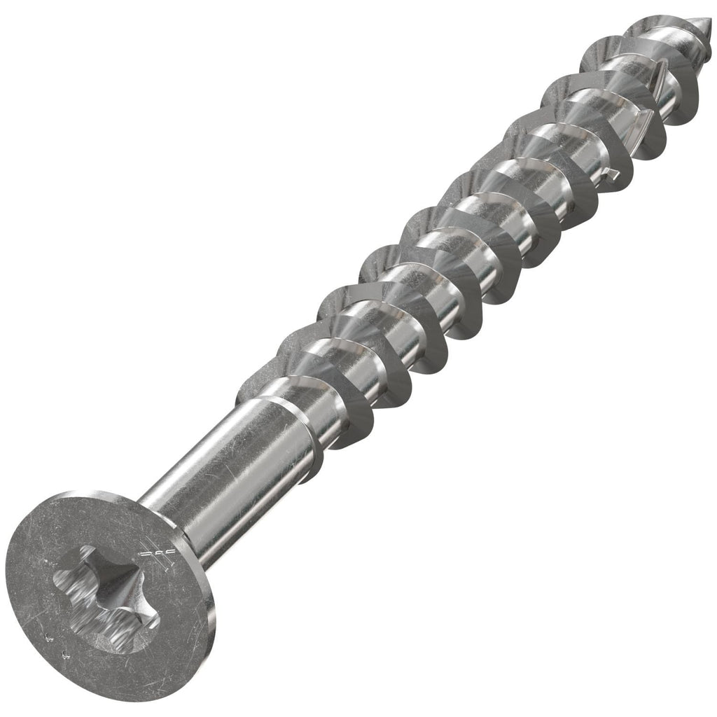 Simpson Strong-Tie SSDWP212S316 Deck-Drive DWP WOOD SS Screw (Collated), #10 x 2-1/2-in. T25 6-Lobe Type 316, 1500-Pack
