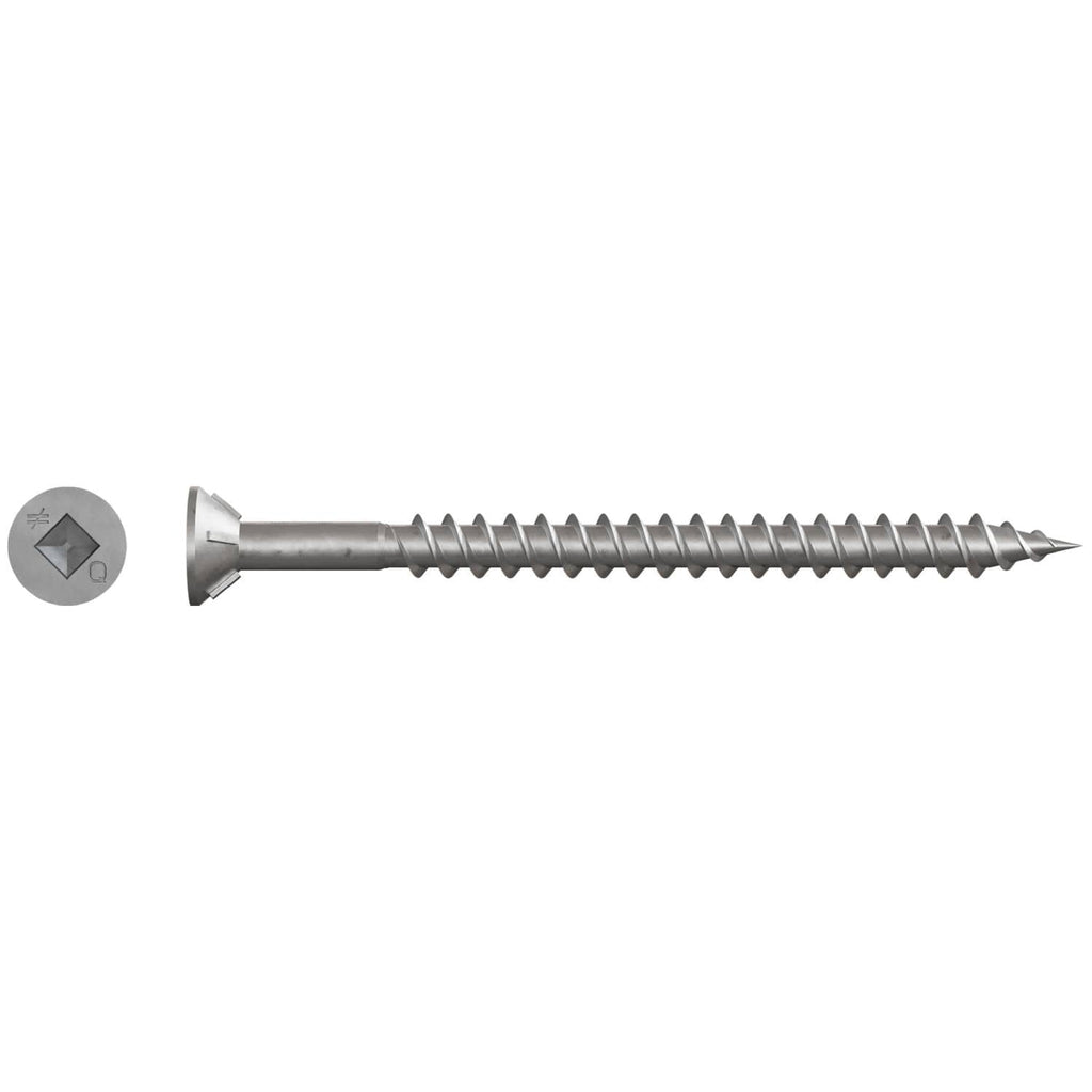 Simpson Strong-Tie WSTD212S WSTD Roofing Tile Screw (Collated), #8 x 2-1/2-in. #3 Square, Flat Head, 1500-Pack