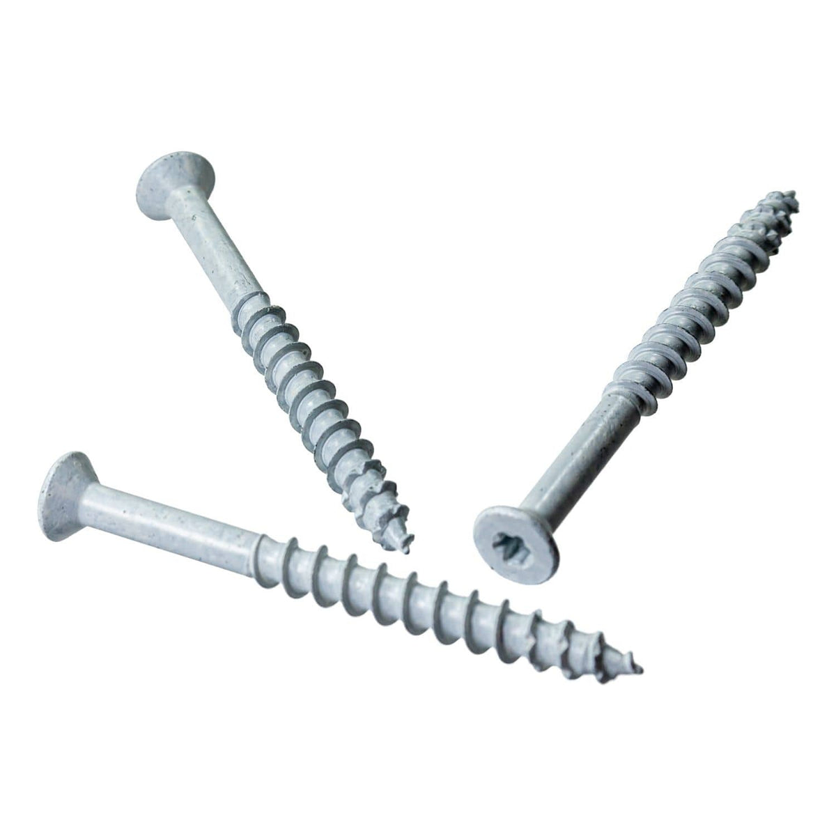 Simpson Strong-Tie TNTW25234TTR Titen Turbo, 1/4-in. x 2-3/4-in. 6-Lobe Trim-Head Concrete and Masonry Screw, White, 100-Pack