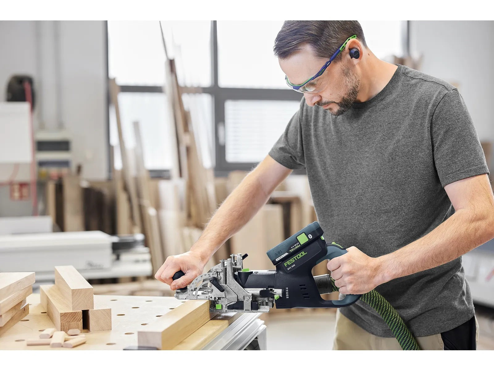 Festool 578121 Cordless 18V Domino Joiner DFC 500 E, Tool Only