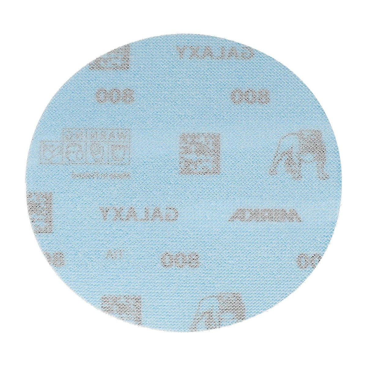 Mirka Galaxy 5-in. 800 Grit Hook and Loop Sanding Discs, No-Hole 50-Pack for Random Orbital Sanders (FY-612-800)