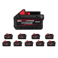 Milwaukee 48-11-1883 M18 REDLITHIUM FORGE XC 8.0Ah Battery, 10-Pack