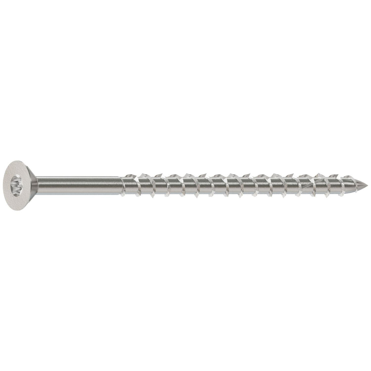 Simpson Strong-Tie S08300WPFB Deck-Drive DWP WOOD SS Screw, #8 x 3-in. T-20, Flat Head, Type 305, 1750-Pack