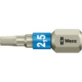 Wera 3840/1 Ts Bit, Stainless, 2.5x25-mm.