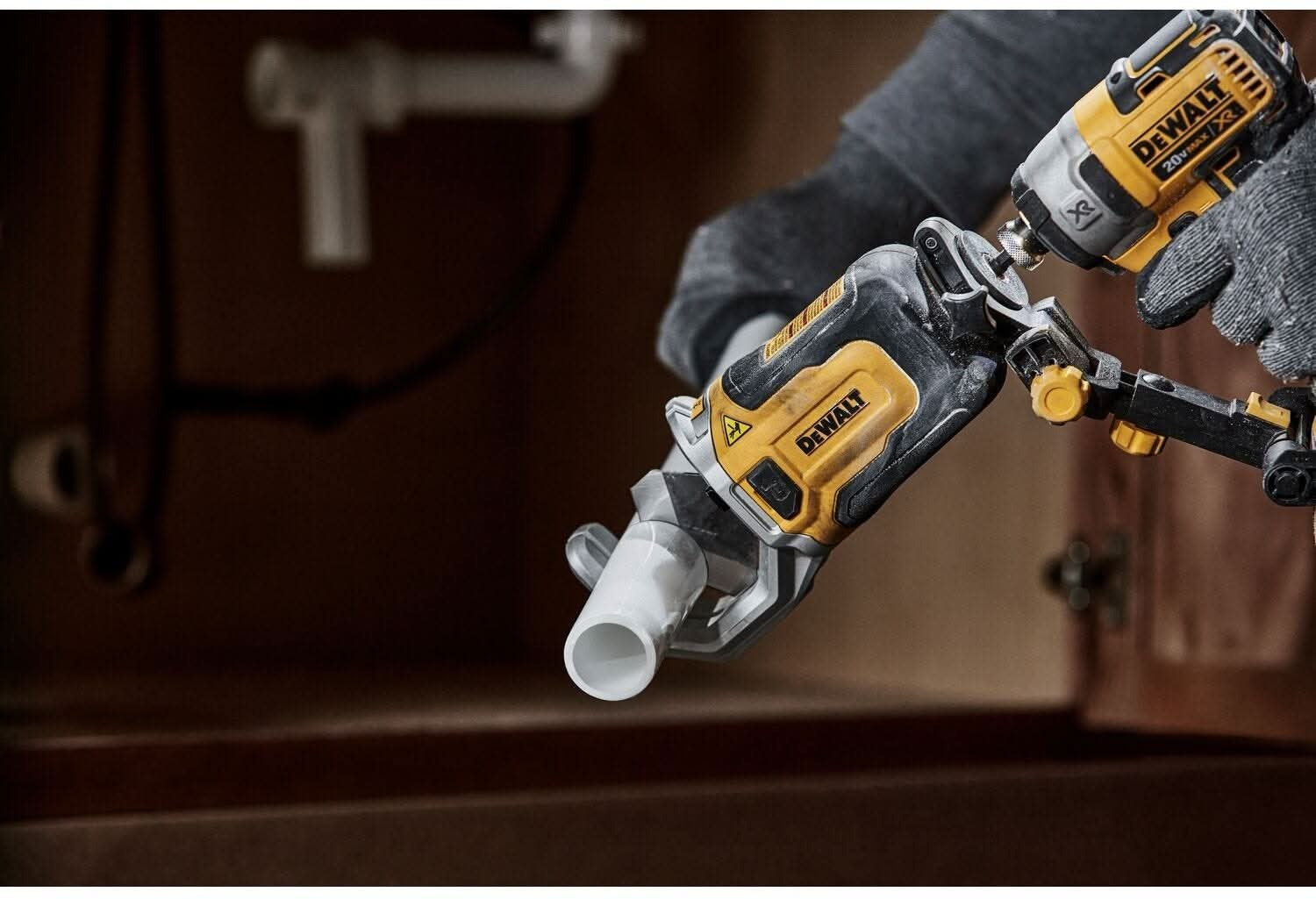 DeWalt DWAPVCIR IMPACT CONNECT PVC/PEX Pipe Cutter Attachment