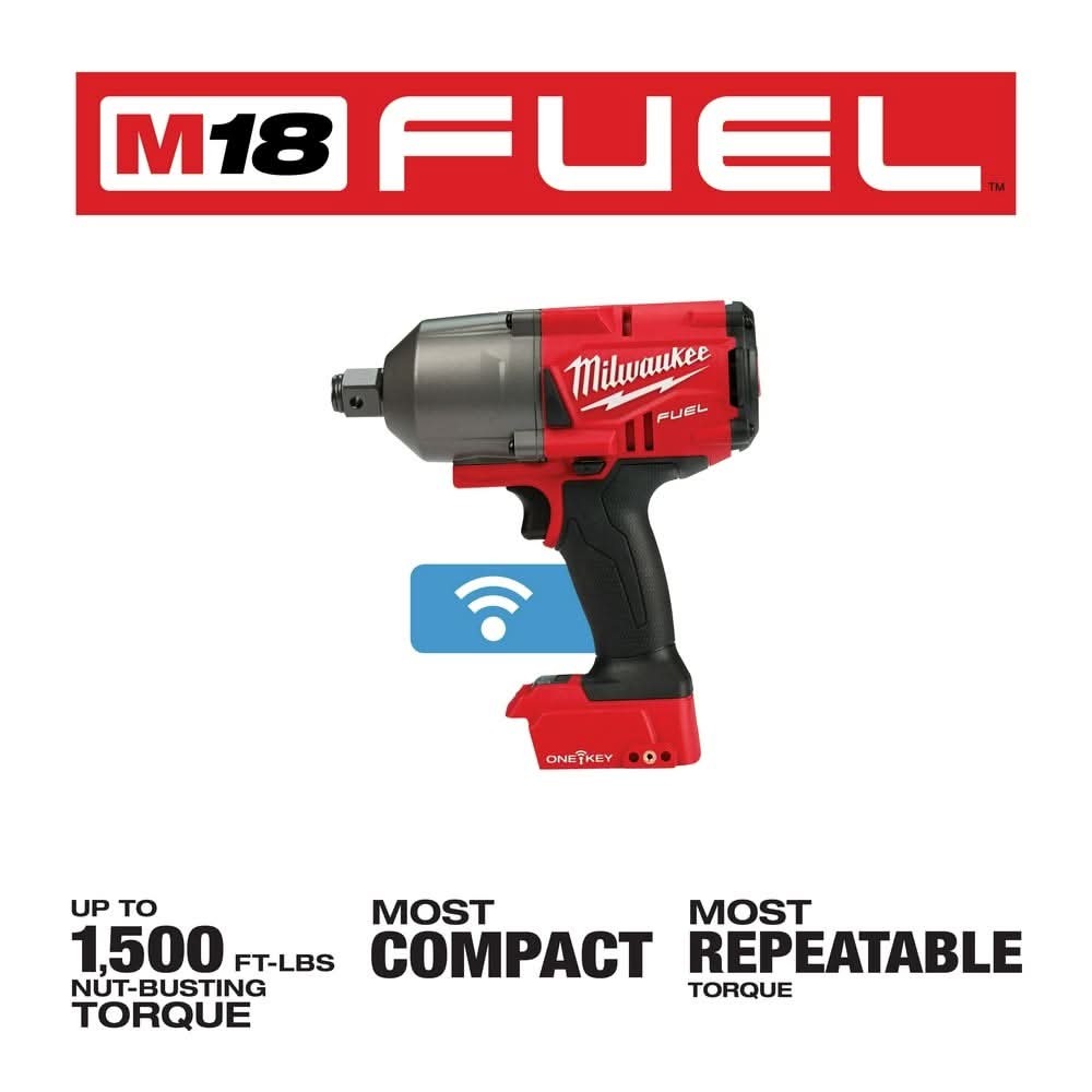 Milwaukee 2864-20 M18 Fuel W/ One-Key High Torque Impact Wrench 3/4" Friction Ring, Tool Only