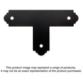 Simpson Strong-Tie APT4 Outdoor Accents Mission Collection ZMAX, Black Powder-Coated T Strap for 4x4