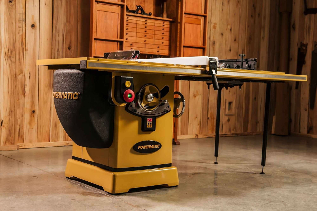 Powermatic PM25150RK 2000B table saw - 5HP 1PH 230V 50" RIP w/Accu-Fence & Router Lift