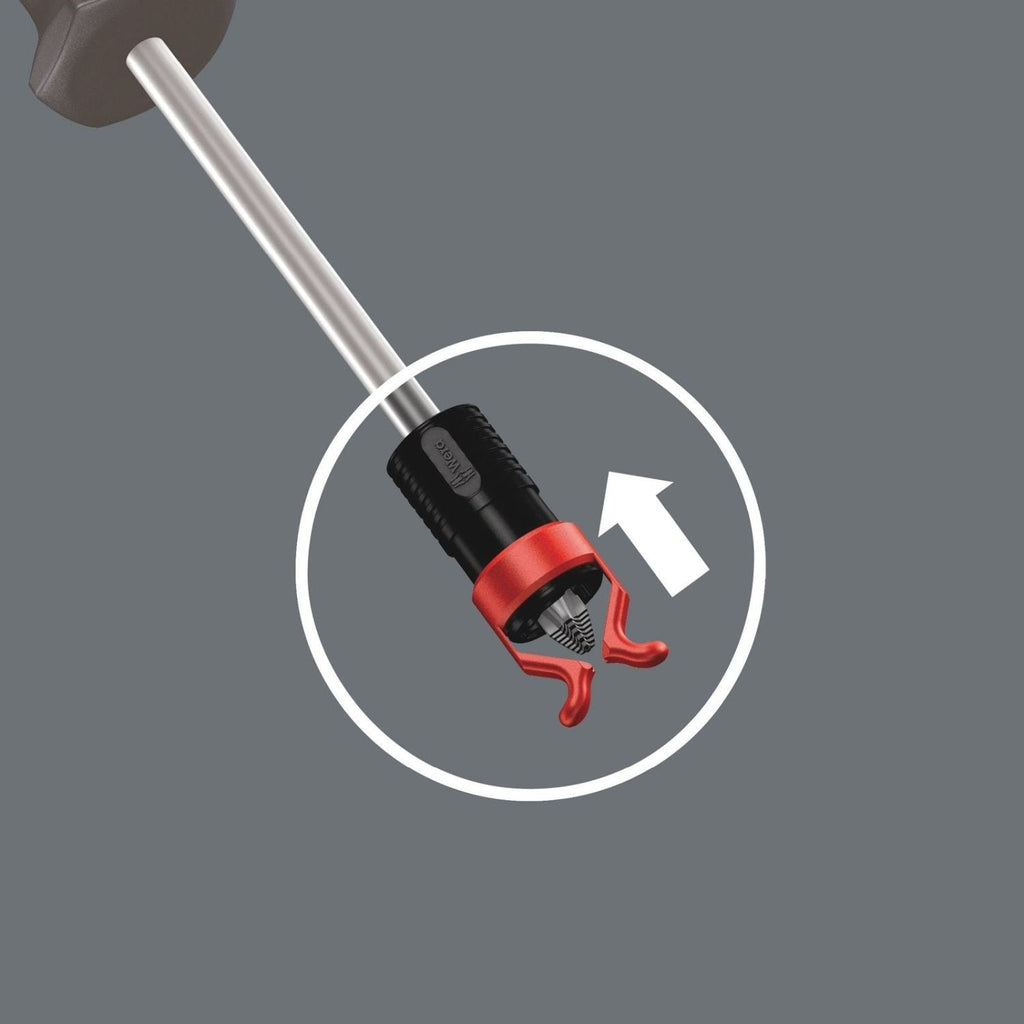 Wera 1441 SB Screw Gripper Attachment For Screwdriver Blades, Long Bit And L-Keys, With Holding Function For Screws, 4.5-6x41-mm.