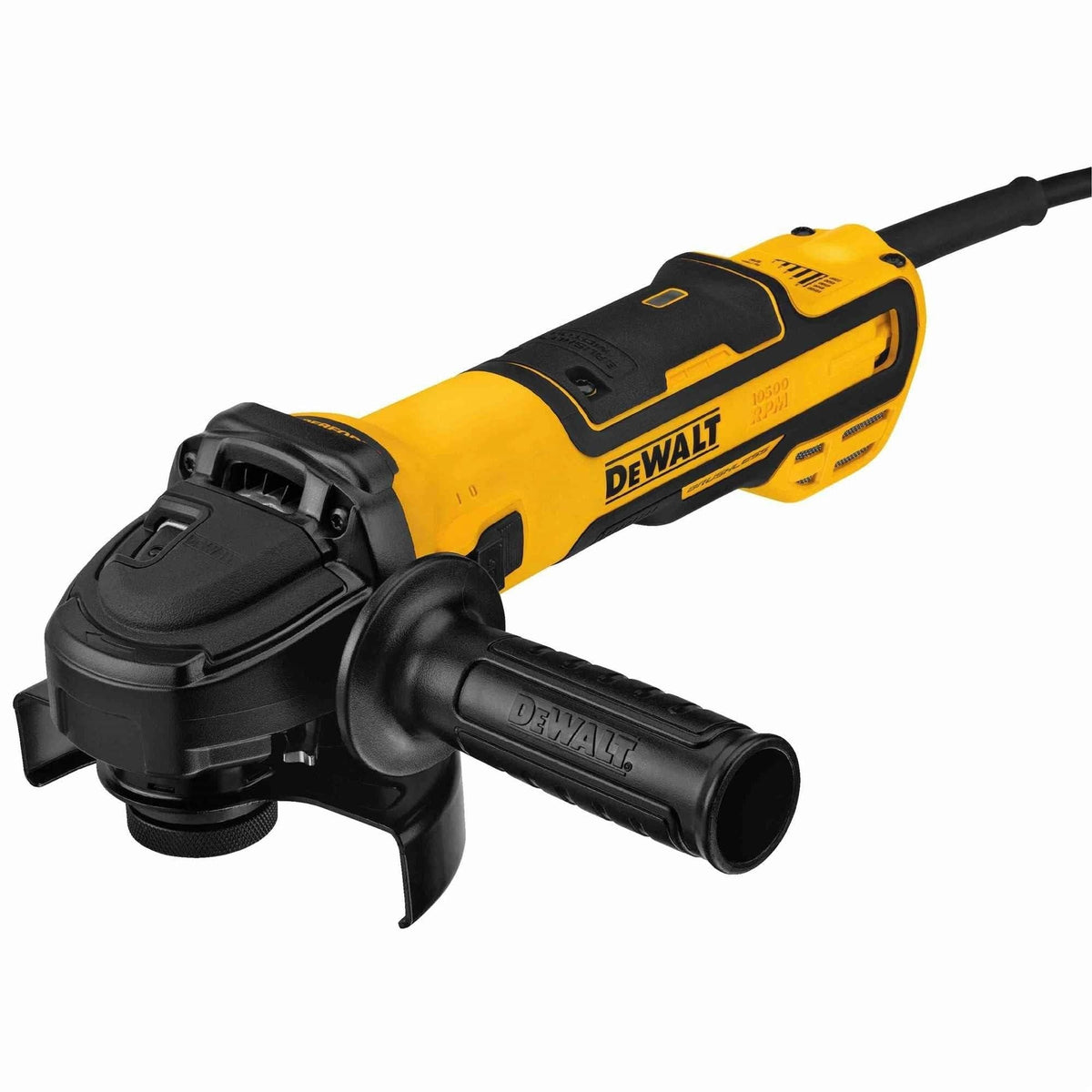 DeWalt DWE43231VS Corded 5" Brushless Slide Switch Small Angle Grinder With Kickback Brake