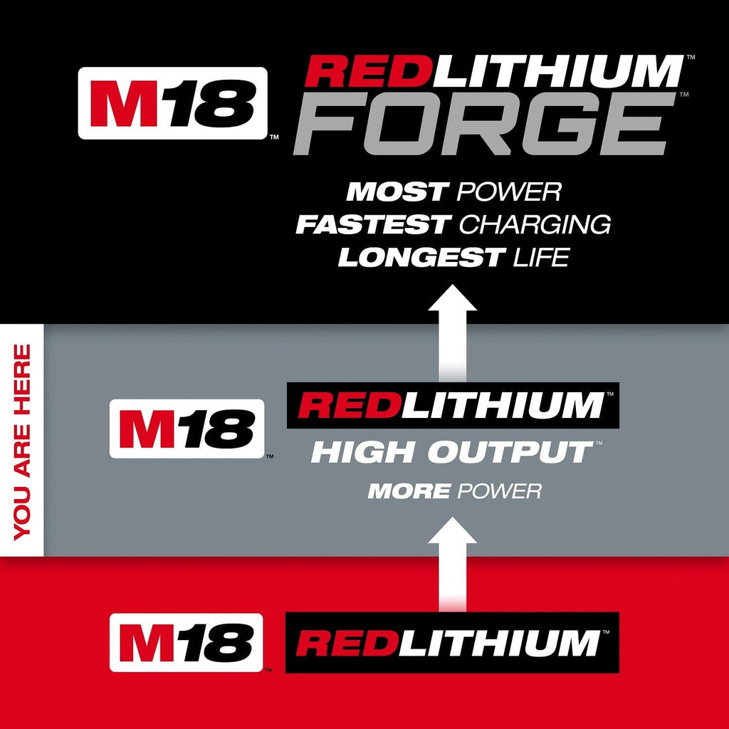 Milwaukee M18 REDLITHIUM HIGH OUTPUT XC5 5.0Ah Tabless Battery (48-11-1855)