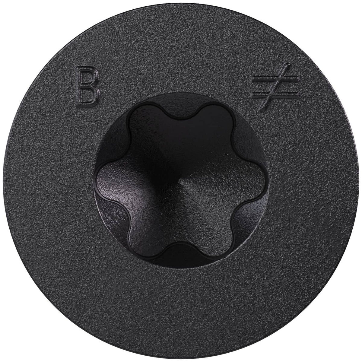 Simpson Strong-Tie TNTBL18214TF Titen Turbo, 3/16-in. x 2-1/4-in. 6-Lobe Flat-Head Concrete and Masonry Screw, Black, 100-Pack