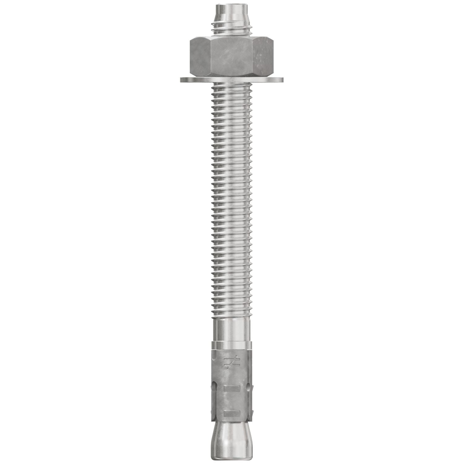Simpson Strong-Tie STB2-50512S6F25 Strong-Bolt 2, 1/2-in. x 5-1/2-in. Type 316 Stainless-Steel Wedge Anchor, Fully Assembled, 25-Pack