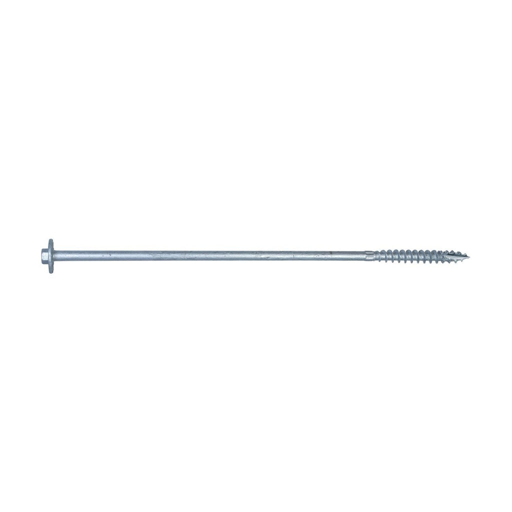 Simpson Strong-Tie SDWH271200GMB Strong-Drive SDWH TIMBER-HEX HDG Screw, 0.276-in. x 12-in. 3/8 Hex, 150-Pack