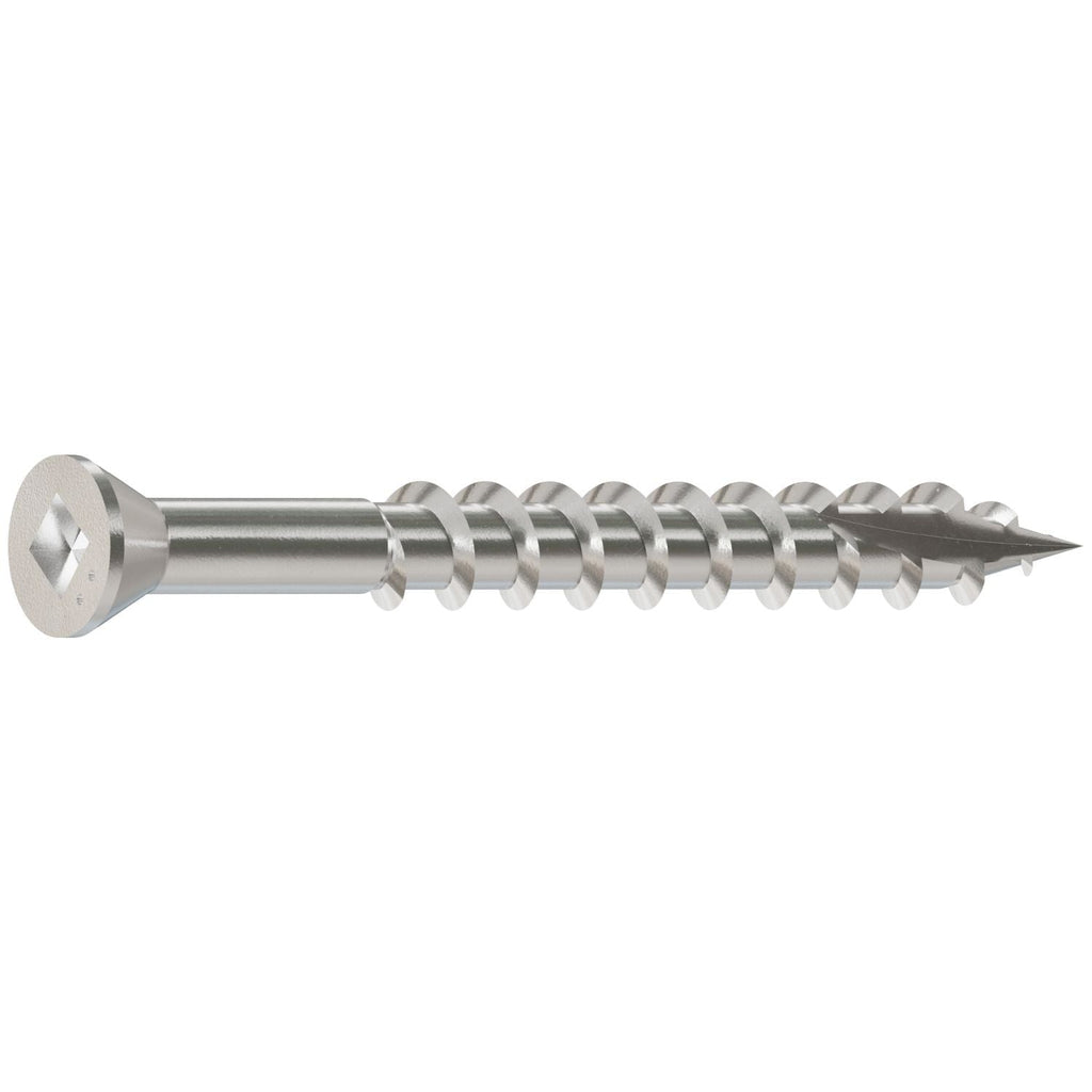 Simpson Strong-Tie S07162FB1 Trim-Head Screw, Square Drive, #7 x 1-5/8-in. #1 SQ, Type 305, 1-lb.
