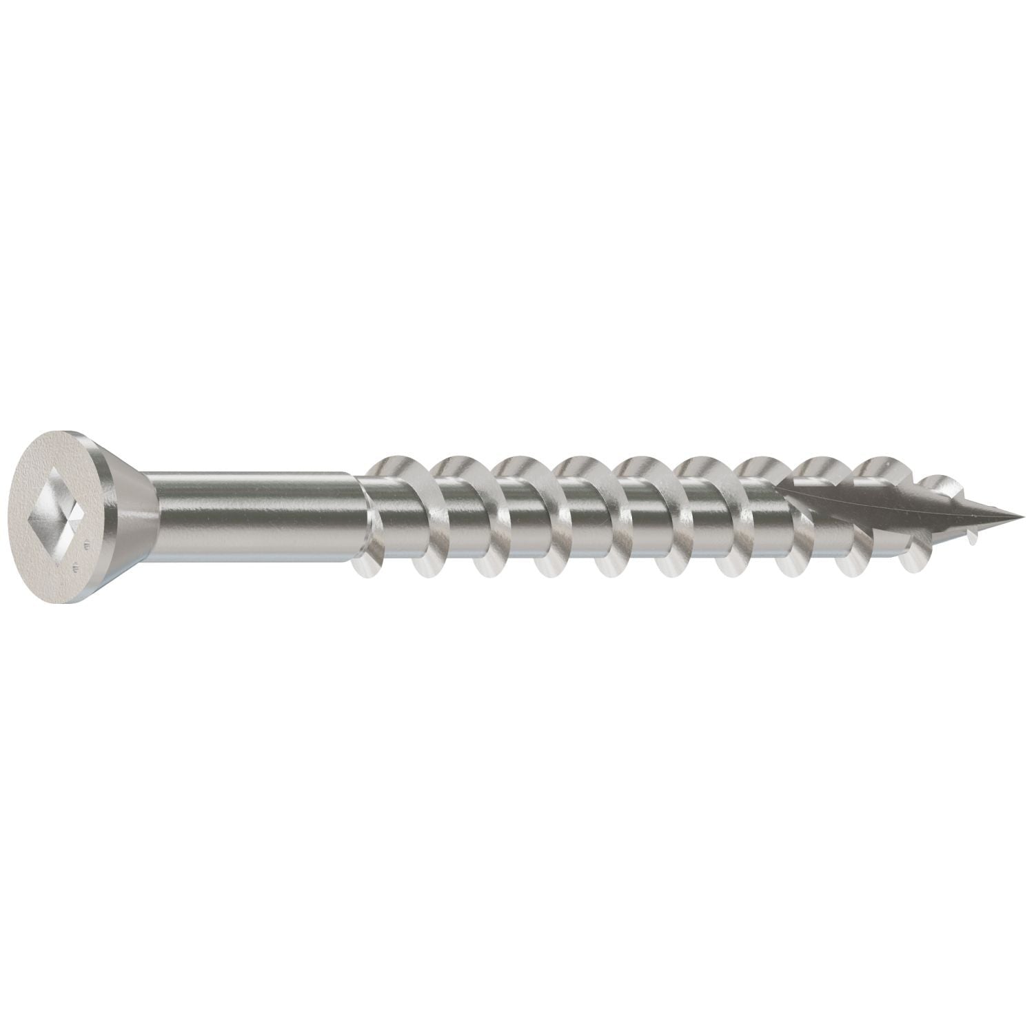 Simpson Strong-Tie S07162FB1 Trim-Head Screw, Square Drive, #7 x 1-5/8-in. #1 SQ, Type 305, 1-lb.
