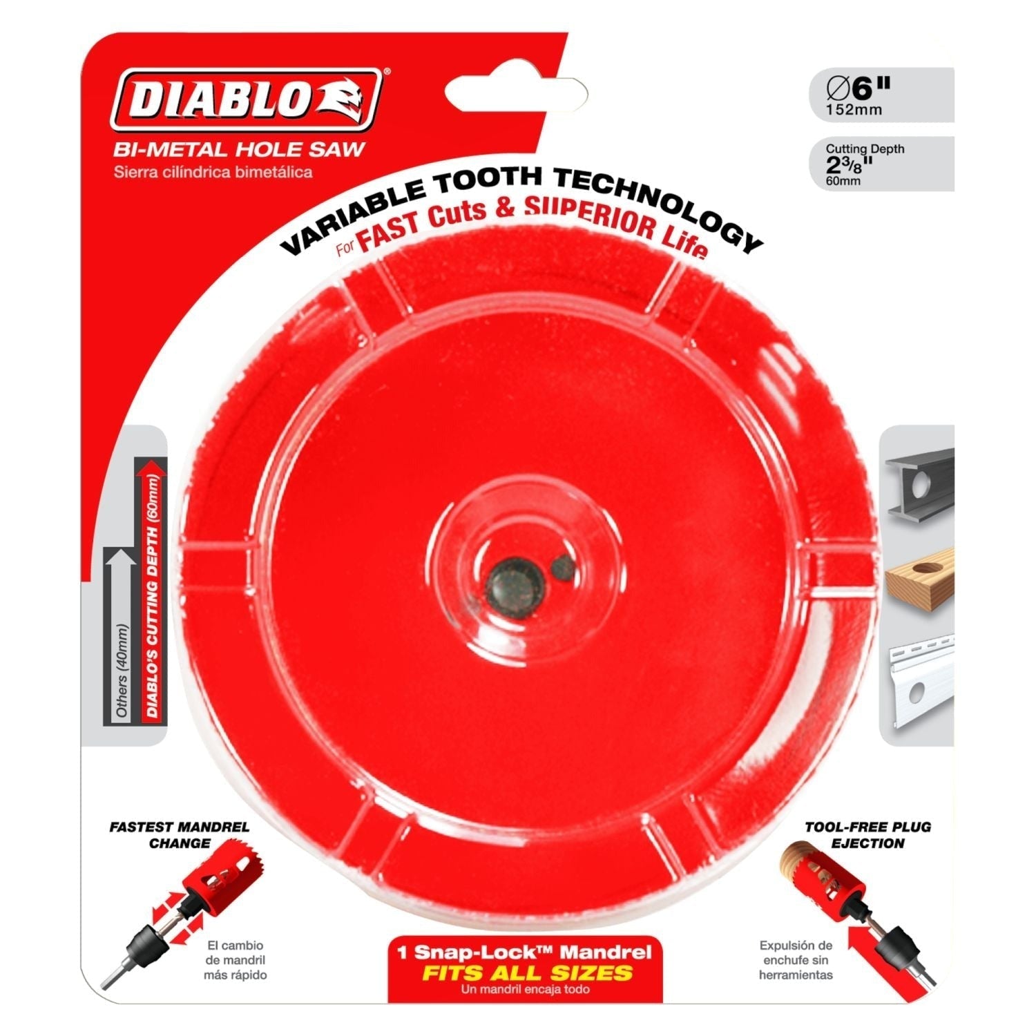 Diablo DHS5000 5-in. Bi-Metal Hole Saw
