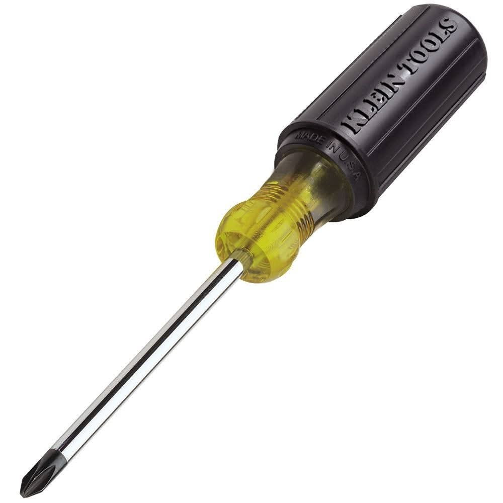 Klein Tools 85442 Screwdriver Set, 1/4 Keystone and #2 Phillips, Cushion-Grip, 2-Piece