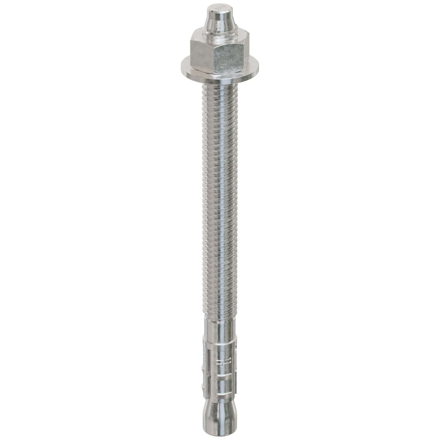 Simpson Strong-Tie STB2-37500S6F50 Strong-Bolt 2, 3/8-in. x 5-in. Type 316 Stainless-Steel Wedge Anchor, Fully Assembled, 50-Pack