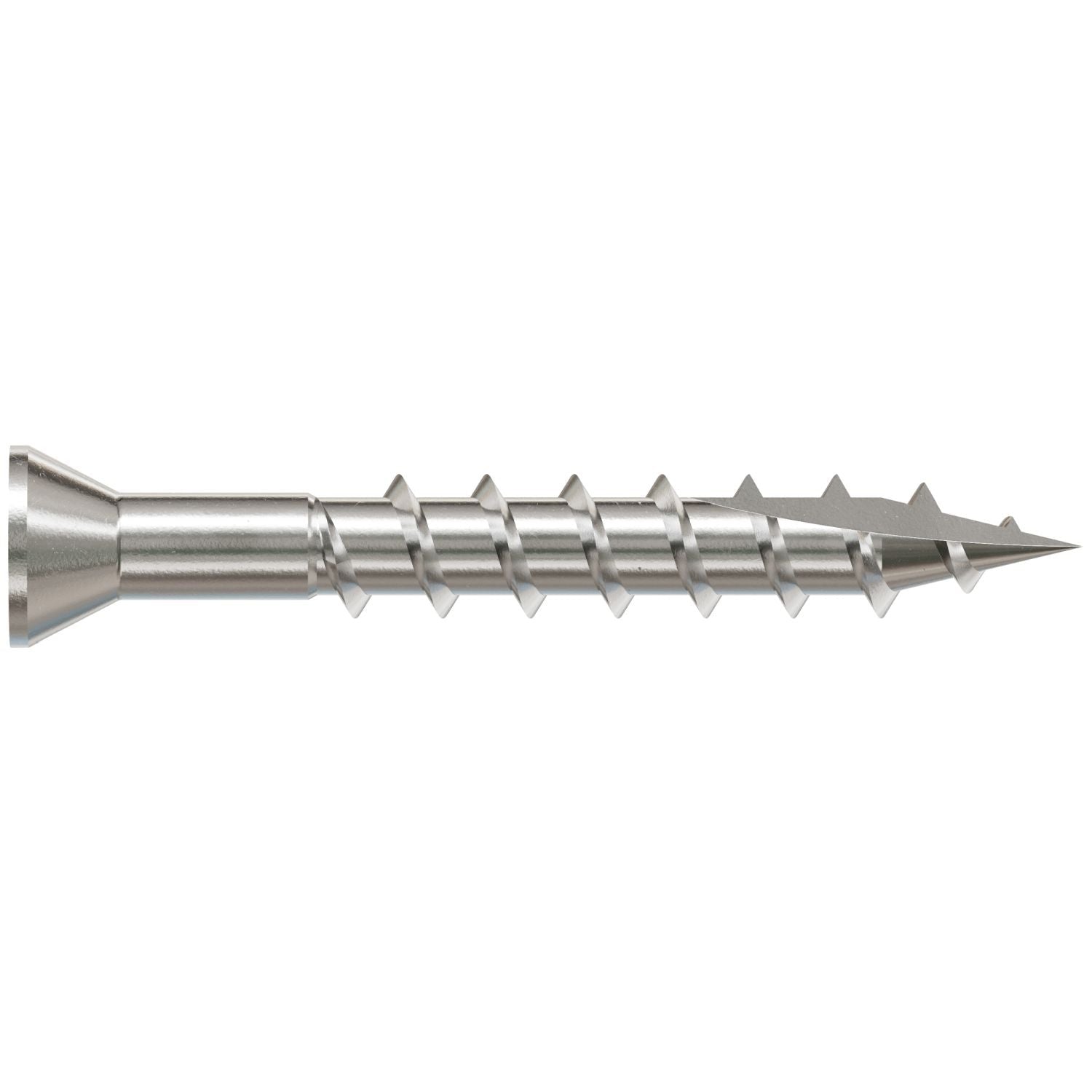 Simpson Strong-Tie S07125FBB Trim-Head Screw, Square Drive, #7 x 1-1/4-in. #1 SQ, Type 305, 5000-Pack