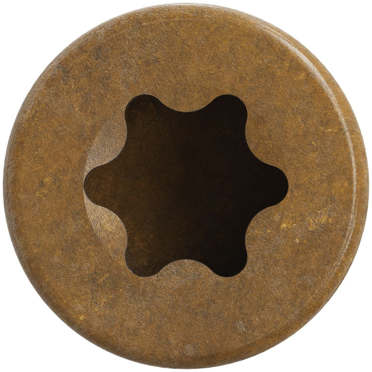 Simpson Strong-Tie FT07200MB Finish Trim Screw, #7 x 2-in. T10, Trim-Head, Quik Guard, Tan, 4000-Pack
