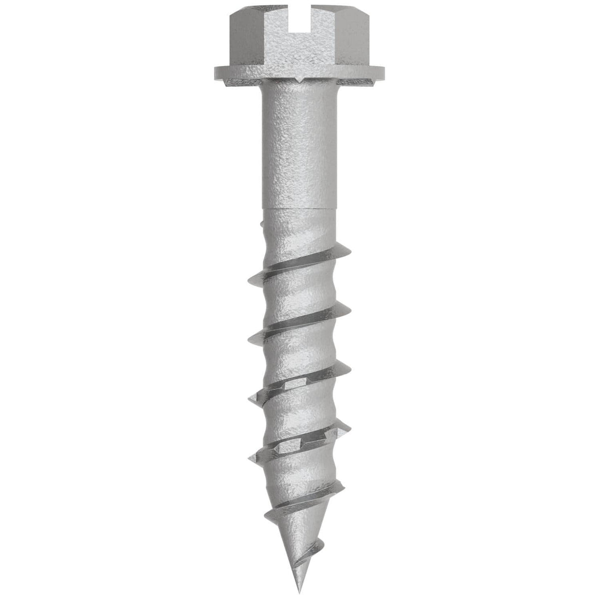 Simpson Strong-Tie TNTSS625114H Titen Turbo, 1/4-in. x 1-1/4-in. Type 316 Stainless-Steel Hex-Head Concrete and Masonry Screw, 50-Pack