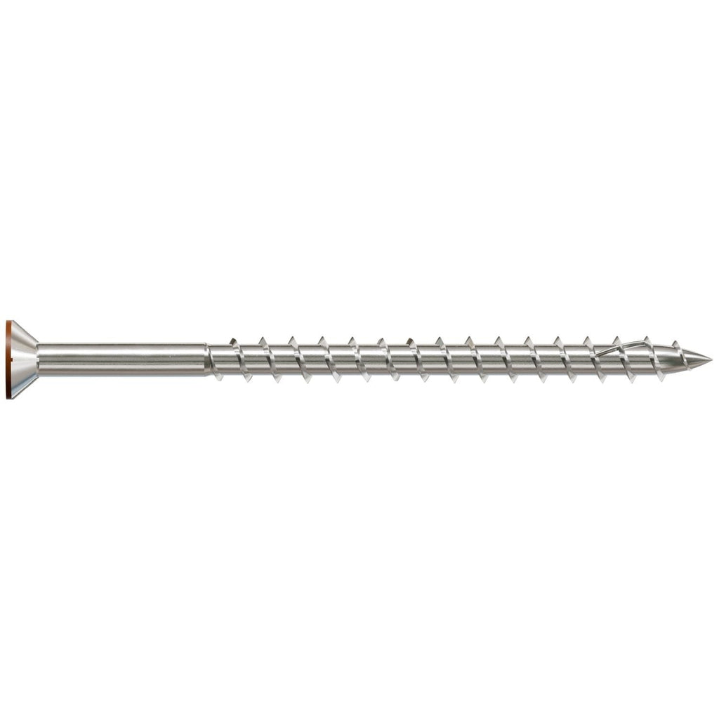 Simpson Strong-Tie S10300WPBTN01 Deck-Drive DWP WOOD SS Screw, #10 x 3-in. T-25, Flat Head, Type 305, Tan 01, 1750-Pack