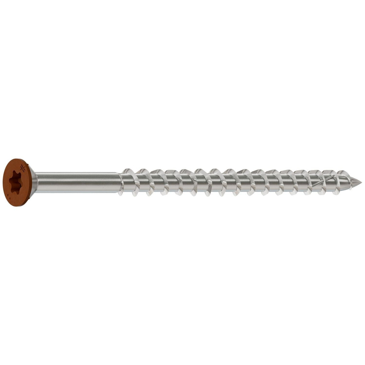 Simpson Strong-Tie S10300WPBTN01 Deck-Drive DWP WOOD SS Screw, #10 x 3-in. T-25, Flat Head, Type 305, Tan 01, 1750-Pack